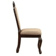 thumbnail image 4 of Newboti Furniture Beige and Espresso Solid Back Side Chairs (Set of 2) 21777, 4 of 6