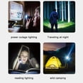 thumbnail image 4 of DLQT Black Flashlight Portable Compact Strong Light Flashlight Rechargeable Led Lamp Beads High Brightness Emergency Long-Range Home Outdoor, 4 of 7