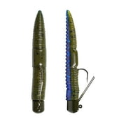 LUNKERHUNT PRE-RIGGED FINESSE WORM - OKEECHOBEE CRAW - 3", 1/4oz - 3 PIECES/PACK