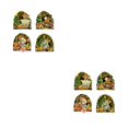 thumbnail image 2 of Ruiboury 1/2/3/5 4pcs/set Fashionable Wall Stickers For Nightlights - Easy Application Waterproof Wide Application 4pcs 2PCS, 2 of 6