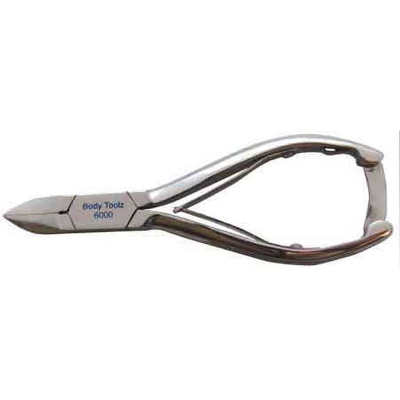 Body Toolz 5 1/2" Double Spring Toenail Clipper Stainless Steel Adult Use