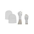 thumbnail image 1 of Kit Hiver GT - Bonnet Long + Bonnet Court + Gants Sans Doigts - Blanc, 1 of 1