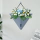 thumbnail image 1 of Macetero de pared para plantas de interior | Jarrón colgante geométrico con autorriego y colgador de metal | Contenedor de pared para suculentas, ideal para sala de estar, balcón, patio o baño, 1 of 6
