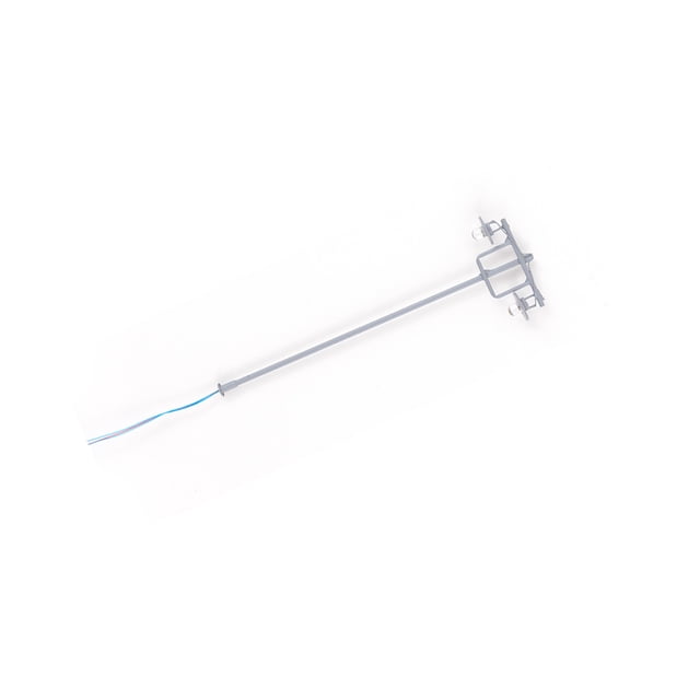 Advancent Lámpara de vía férrea modelo Micro-Paisaje LED Farola de metal Parque Jardín Pista Luz Arquitectónica de arena Accesorios Juguetes Artesanía Gris (blanco cálido) Advancent HA066876-02