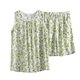 thumbnail image 5 of Conjunto de Ropa de Salón para Mujeres Estilo Impreso Cuello de Tripulación sin Mangas Y Pantalones Cortos, Conjunto de 2 Piezas para Diario, Casual Y Fiesta, 5 of 6