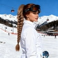 thumbnail image 3 of Elastic Net Drawstring Fishbone Braid Wig For Comfortable Daily Hair Transformations With Natural Feel Synthetic Fibers, 3 of 7