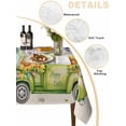 thumbnail image 5 of Easter Eggs Rectangle Tablecloth, Spring Flowers Truck Leaves Butterflies Beige Waterproof & StainResistant Tablecloth, Washable Oil-proof Table Cover for Dining/Party/Wedding/Buffet 60x102 In, 5 of 9