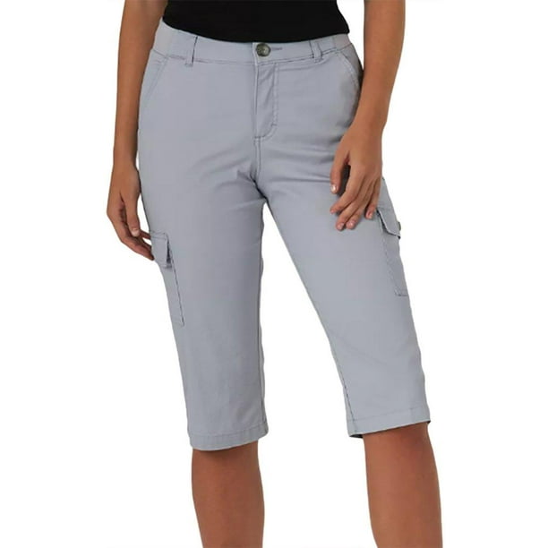 lee relaxed fit mid rise cargo capris