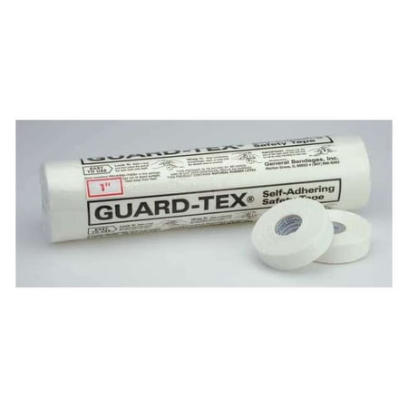 Guard-Tex First Aid Tape,30yd,1"W,White,PK12 41008-1