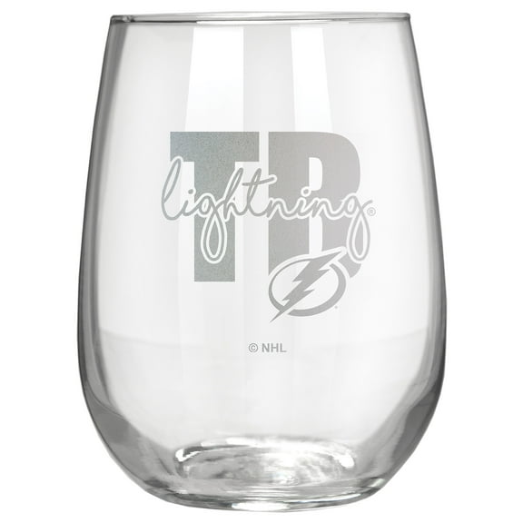 Tampa Bay Lightning Etched 17oz. City Stemless Wine Glass