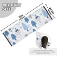 thumbnail image 5 of Yayeee Runner Rug for Bedroom 2'x6' Machine Washable Hallway Non Slip Mat, Simple Cartoon Snowmen, 5 of 8