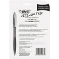thumbnail image 2 of BIC Atlantis Original Retractable Ballpoint Pen, Medium Point, Assorted Colors, 8 Count, 2 of 11