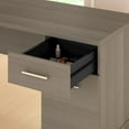 thumbnail image 5 of Bush Furniture Somerset 72W Wood L Desk with Hutch & 5 Shelf Bookcase Gray, 5 of 6
