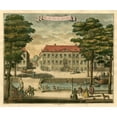 thumbnail image 2 of Van der Giessen, G. 14x12 White Modern Wood Framed Museum Art Print Titled - Scenes of the Hague I, 2 of 4