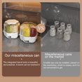 thumbnail image 2 of LCXmlly Rice Can Rice Container 360 Degree Rotation Removable Top Cover Large Capacity Clear proof 6 Compartment Beans Rice Barley Grain, 2 of 8