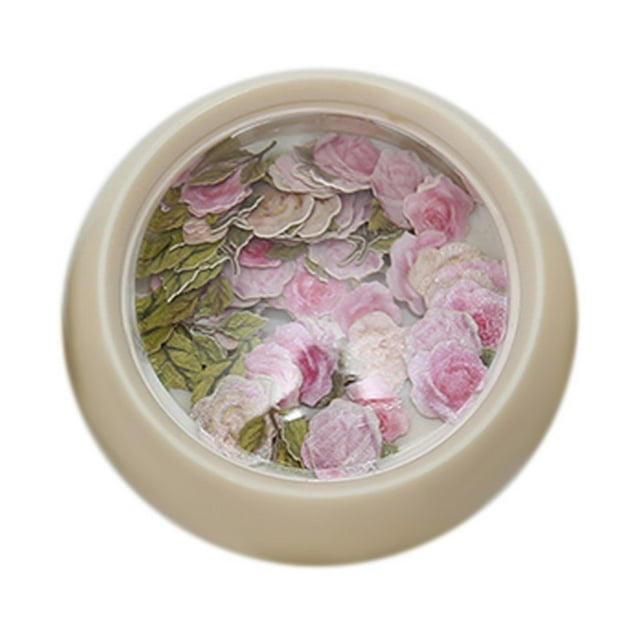 Flower Decor for Nail Art Flowers Shape Sticker Nail Decoration Sticker