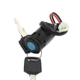 thumbnail image 4 of 1 Set ATV Ignition Key Switch Universal 2 Wires Ignition Keys Start Switch Lock Key for ATV Go Kart, 4 of 5