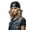 Light Pink, variant on lnmuld Solid Faux Leather Skull Cap Studded Motorcycle Bandana Hat for Women Size:One Size