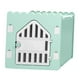 thumbnail image 4 of Casa para mascotas ventilada, plegable, privada, fácil de montar, de plástico empalmable, refugio para gatos para las 4 estaciones, color verde, 4 of 12