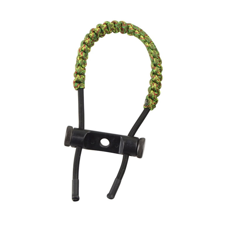 Wrist Sling Strap Braid for Archery Compound Bow Hunting Outdoor Green Color 1X 