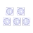 thumbnail image 3 of Regla multifuncional, 5 piezas, regla multifuncional, regla transportadora transparente, regla multifuncional para sastres, estándares líderes en la industria, 3 of 14