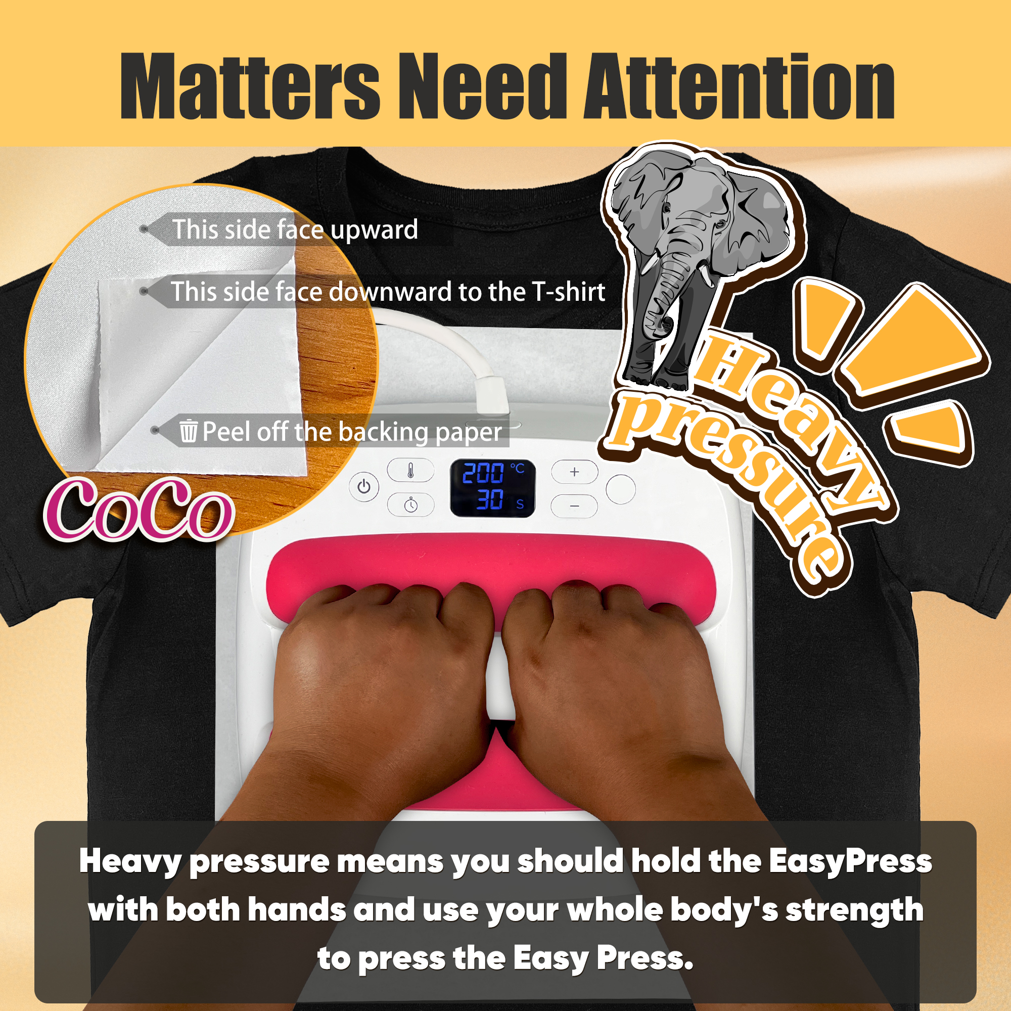TransOurDream CoCo Tru-Sublimation HTV for Dark Fabric and Cotton 8.5x11"(Vivid Sublimation Paper 30 Sheets & CoCo Fabric Sublimatoin Vinyl 10 Sheets for Shirts/Bag/Hat/Pillow/Canvas)