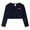 Navy, variant on UACY Girls Long Sleeve Bolero Cardigan, Soft Knit Shrug Sweater with Button Front, Perfect for Kids and Toddlers