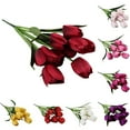 thumbnail image 3 of Artificial Flowers Bouquet 9 Heads Fake Tulips For Home And Party Decor Vibrant Colors And Realistic Appearance, 3 of 9