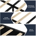 thumbnail image 5 of Danolapsi Full Size Platform Bed Frame with 4 Storage Drawers, Wooden Slats Support, Fabric Upholstered, Noise Free, No Box Spring Needed, Easy Assembly, 5 of 7