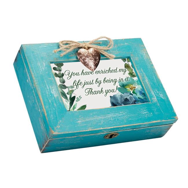 Cottage Garden 'You Are Loved By God' 6x4 Inch Musical Jewelry Box - Poly-Cast Resin With Velvet Lining