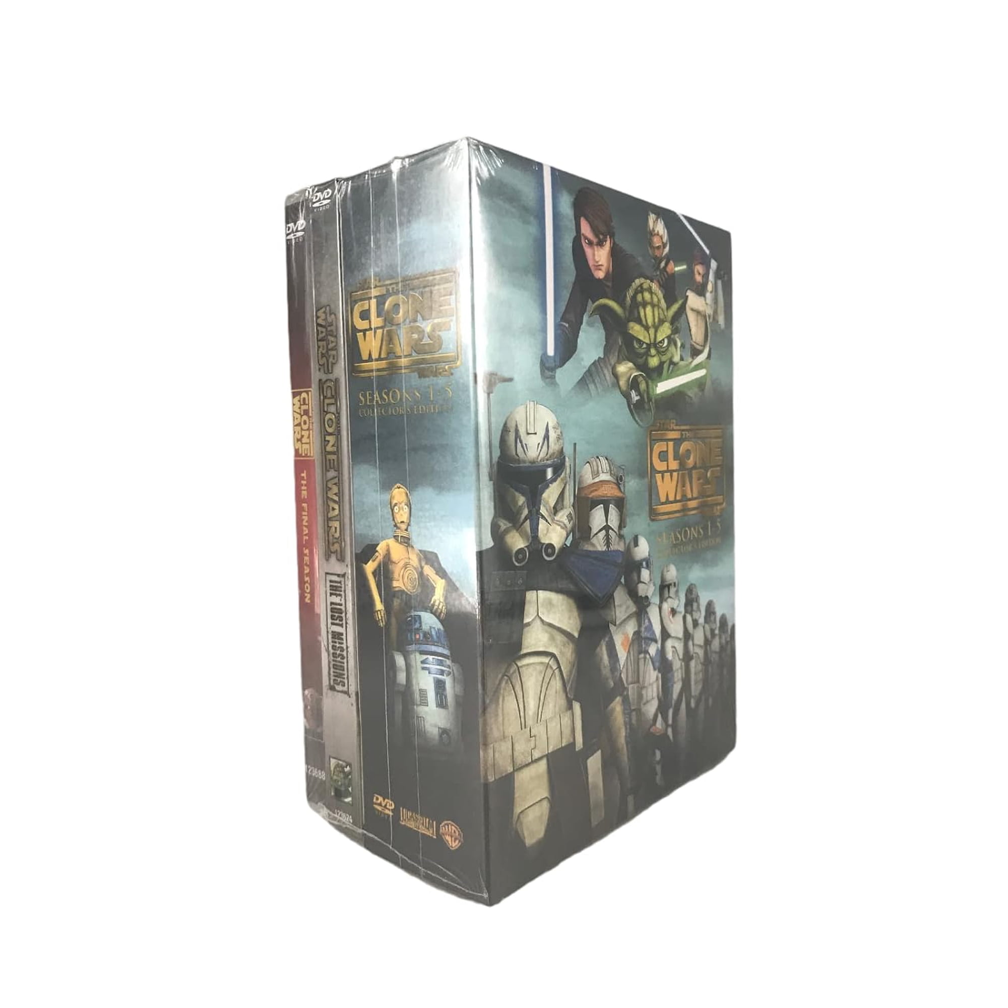 Star Wars The Clone Wars Complete Series 1-7 (DVD)-English only