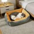 thumbnail image 5 of FeiFu All-in-One Soft Plush Pet Bed for Dogs Cats Thickened Warm Comfortable Calming Pet Nest Cozy Rest Bed for Small Medium Puppy Indoor Outdoor, 5 of 6