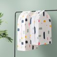thumbnail image 5 of Clothes Garment Suit Coat Dust Cover Protector Dustproof Wardrobe Hanging Bag (Geometric-Size S, 5 of 5