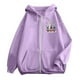 thumbnail image 4 of WILLBEST Sudadera Deportiva para Mujer Ladies' Christmas Printed Zipper Long Sleeved Pocket Adjuststring Casual Hooded Sweatshirt 1769 XX-Grande, 4 of 8