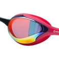 thumbnail image 2 of New Wave Swim Goggles {Bubble Dreams = Revo Lens in Pink Frame} Anti Fog Lenses, Silicone In-Socket Eye Cups, Four Interchangeable Nose Bridges and Adjustable Strap for Water-Tight Seal for Triathlon, 2 of 11