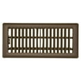 thumbnail image 2 of Imperial 4" x 10" Chocolate Steel Floor Register, Louvered, 1-pk, 2 of 7