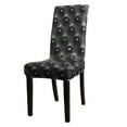 thumbnail image 2 of PicccoCasa 1 Piece Stretch Spandex Stretch Chair Cover,(M Size, Black), 2 of 7