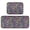 Rainbow Colors Leopard Print, variant on 2-Piece Kitchen Mat Set Non Slip Washable Floor Mats Decorative Rugs for Kitchen Sink Laundry Pink Glitter Cheetah Print
