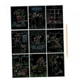 thumbnail image 2 of GUOOL 9 Pieces Scratch Paper Art Craft Kits for Scrapbooking Card Making Classroom Father Day, 2 of 9