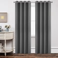 thumbnail image 1 of Juego de cortinas opacas Joydeco, 213 cm de longitud, 2 paneles, 1 of 6