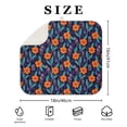 thumbnail image 4 of Pioneer Flower Floral Print Pattern Kitchen Dish Drying Mat 1 Pack, Ultra Absorbent Microfiber Drainer Mat, 16"x18", 4 of 6