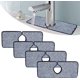 thumbnail image 2 of Tapete absorbente para grifo de 4 piezas, tapete absorbente para encimera de fregadero envolvente, grifo a prueba de salpicaduras, para secado de cocina y baño. Afortunado Sencillez, 2 of 5