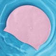 thumbnail image 1 of Gorro de silicona para piscina, gorro de traje de baño elástico de talla única, cómodo para deportes acuáticos Hugtrwg  Para estrenar, 1 of 9