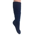 thumbnail image 2 of Extra Long Heavy Slouch Socks Navy 2 Pair Size 9-11, 2 of 7