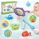 thumbnail image 1 of Juguetes de baño, juegos de pesca con red de pescado, sin moho, sin moho, pesca de cangrejo, mesa de agua, piscina, hora de baño, juguete de bañera Afortunado Sencillez, 1 of 5