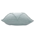 thumbnail image 6 of Laddha Home Designs Handwoven Diamond Tufted Textured Shag Throw Pillow - 18" - Blue - Set of 2, 6 of 9
