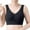 Black, variant on Seductiva Sports Bras for Women Women Soft Breathable Condensed Underwear Comfortable Inside Underwire Middle Mom Sports Vest Nylon Bra Push Up Comfort Soft No Underwire 1PC