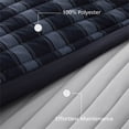 thumbnail image 3 of Mainstays Grey Striped Reversible Quilt, Full/Queen, 86" x 90", 3 of 9
