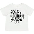thumbnail image 3 of Inktastic Life is Better at The Beach with Sunshine Seashell and Palm Trees Boys or Girls Toddler T-Shirt, 3 of 5
