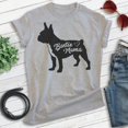 thumbnail image 2 of Bostie Mama T-shirt, Unisex Women's Shirt, Boston Terrier Owner, Best Dog Mom Gift, Heather Gray, Medium, 2 of 6